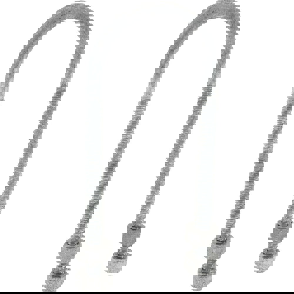 Round U-Bolt: Without Mount Plate, 1/4-20 UNC, 2-1/2